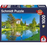 Puzzle Schmidt - Breitbrunn, Chiemgau, 1000 piese (58389)