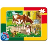 Puzzle D-Toys - Vaci, 12 piese (60181-3)