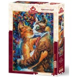 Puzzle Art Puzzle - Dance of the Cats in Love, 1000 piese (Art-Puzzle-4226)