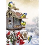 Puzzle Art Puzzle - Richard Macneil:Bluetits, 500 Piese (Art-Puzzle-4197)