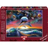 Puzzle Art Puzzle - Universal Dolphins, 500 piese (Art-Puzzle-4162)