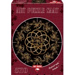 Puzzle rotund Art Puzzle - Clock Puzzle, 570 piese (Art-Puzzle-4147)