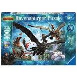 Puzzle Ravensburger -Dragon, 100 Piese Xxl (10955)