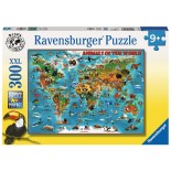 Puzzle Ravensburger -Animals Around the World, 300 Piese Xxl (13257)