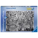 Puzzle Ravensburger -Zebra, 500 Piese Dificile (14807)