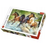 Puzzle Trefl -Three Wild Horses, 1500 Piese (26148)
