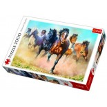 Puzzle Trefl -Galloping Herd of Horses, 2000 Piese (27098)