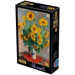 Puzzle D-Toys - Claude Monet: Sunflowers, 1000 piese (Dtoys-75864)