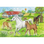 Puzzle Ravensburger -Horses, 2X24 Piese (07833)