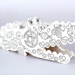 Puzzle 3D Cubic Fun - Coloring Crocodile, 10 piese (Cubic-Fun-P697H)