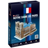 Puzzle 3D Cubic Fun - Our Lady of Paris, 40 piese (Cubic-Fun-C717H)