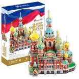 Puzzle 3D Cubic Fun - Russia:St Spilled Blood Savior Cathedral, 233 Piese (Cubic-Fun-Mc148H)
