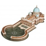 Puzzle 3D Cubic Fun - Saint Peter's Basilica in Rome, 68 piese (Cubic-Fun-C244H)
