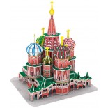 Puzzle 3D Cubic Fun - St. Basil's Cathedral, 92 piese (Cubic-Fun-C239H)