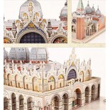 Puzzle 3D Cubic Fun - St. Mark's Square, 107 piese (Cubic-Fun-Mc209H)