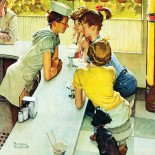 Puzzle Master Pieces - Norman Rockwell:Soda Jerk, 1000 Piese (Master-Pieces-71407)
