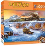 Puzzle Master Pieces - Railways - Coyote Special, 1000 piese (Master-Pieces-71653)