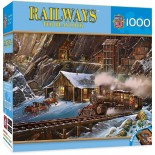 Puzzle Master Pieces - Railways - When Gold Ran The Rails, 1000 piese (Master-Pieces-71655)