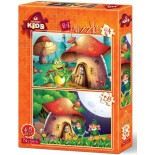 Puzzle Art Puzzle - The Mushroom House, 24/35 piese (Art-Puzzle-4493)