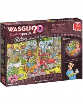 Puzzle Jumbo - Wasgij Destiny Retro 2 - The Proposal!, 1000 piese (19155)