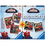 Puzzle + Joc Memory Spiderman 3 Buc in Cutie 25/36/49 Piese