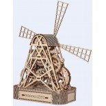 Puzzle 3D din lemn Wooden.City - Mill, 222 piese (Wooden-City-WR307-8060)