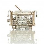 Puzzle 3D din lemn Wooden.City - City Tram with Rails, 256 piese (Wooden-City-WR320-8374)