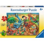 Puzzle Ravensburger - Echipa Pe Santier, 60 Piese (09517)