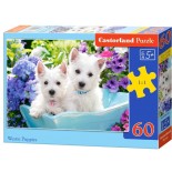 Puzzle Castorland -Westie Puppies, 60 Piese (066100)