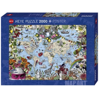 Puzzle Heye -Quirky World, 2000 Piese (29913) 2