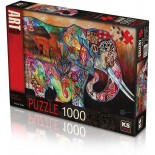 Puzzle KS Games -African Patchwork, 1000 Piese (20508)