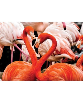 Puzzle KS Games - Flamingo Lovers, 100 piese (10107)