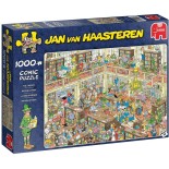 Puzzle Jumbo - Jan Van Haasteren:The Library, 1000 Piese (19092)