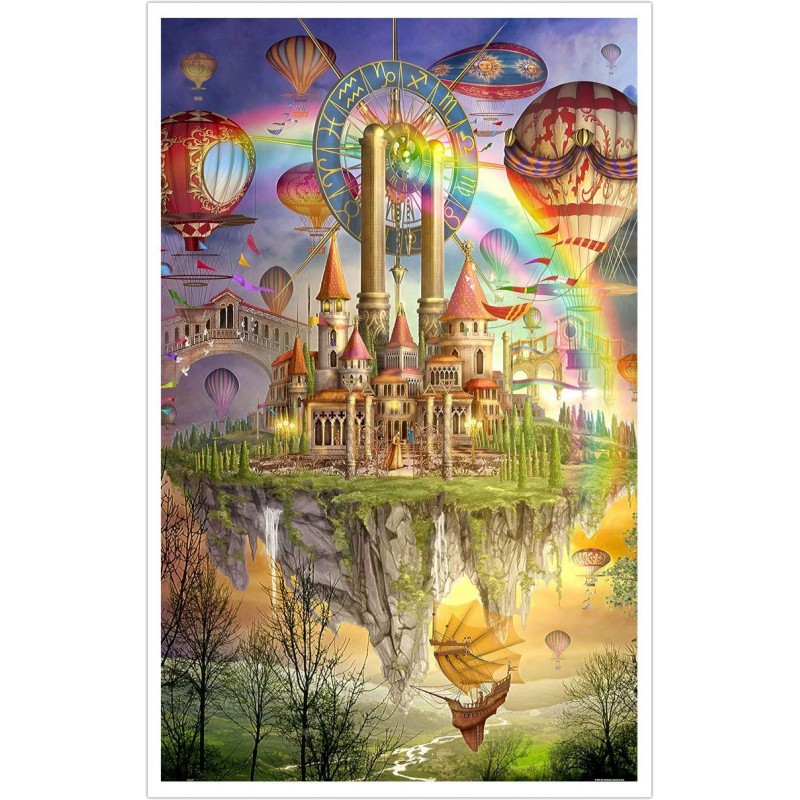 Puzzle din plastic Pintoo - Ciro Marchetti: Tarot Town, 4000 piese (H1757)