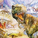 Puzzle din plastic Pintoo - Jan Patrik Krasny:Dinosaurs, 500 Piese (H1919)