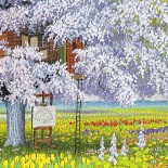 Puzzle patrat din plastic Pintoo - Jacek Yerka:Apple Tree, 1600 Piese (H1925)