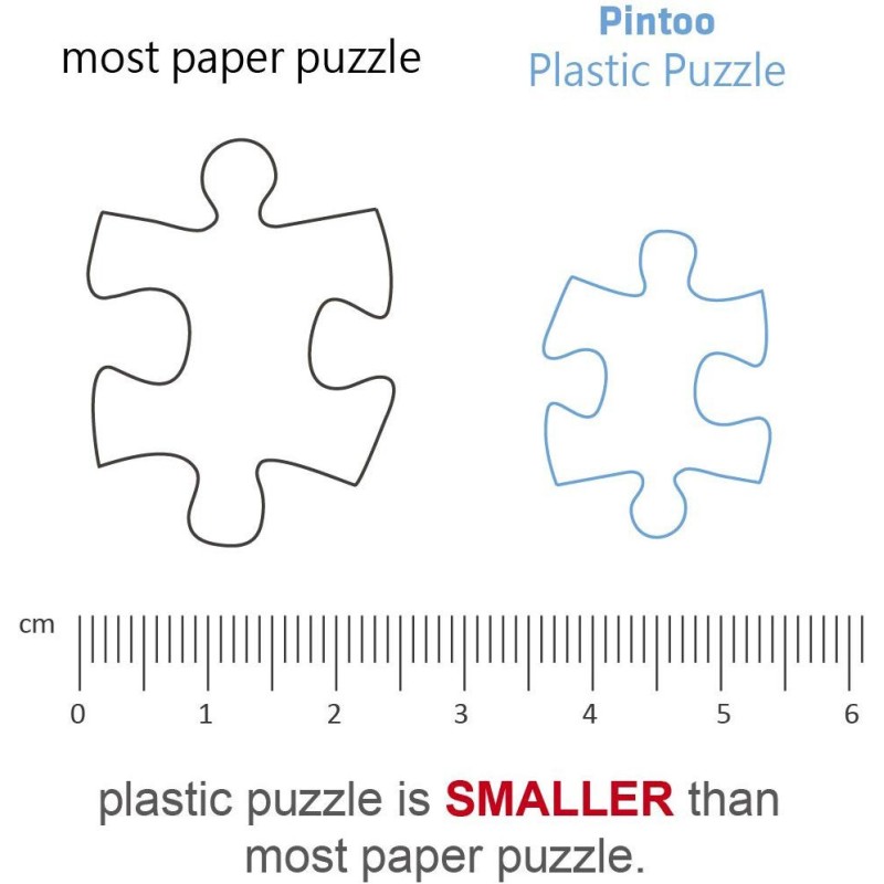 Puzzle patrat din plastic Pintoo -...