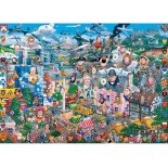 Puzzle Gibsons -I Love Great Britain, 1000 Piese (3110)