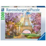 Puzzle Ravensburger - Love in Paris, 1500 piese (16000)