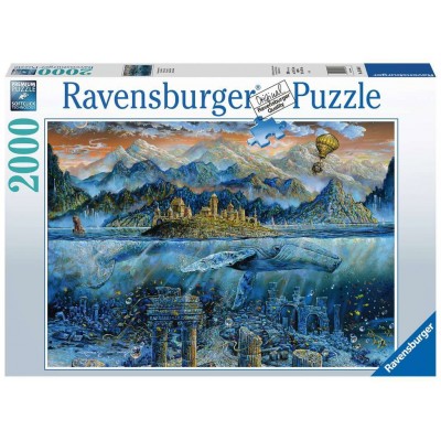 Puzzle Ravensburger - Wise Whale, 2000 piese (16464) 2