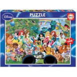 Puzzle Educa -The Marvellous World of Disney Ii, 1000 Piese, Include Lipici (16297)