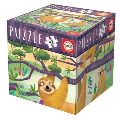 Puzzle Educa - Sloth, 48 piese (18077) 2