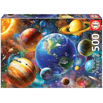 Puzzle Educa -Solar System, 500 Piese (18449) 2