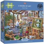 Puzzle Gibsons -A Work of Art, 500 Piese Xxl (G3542)