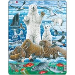Puzzle Larsen -Polar Bear & Walrus, 46 Piese (Fh42)