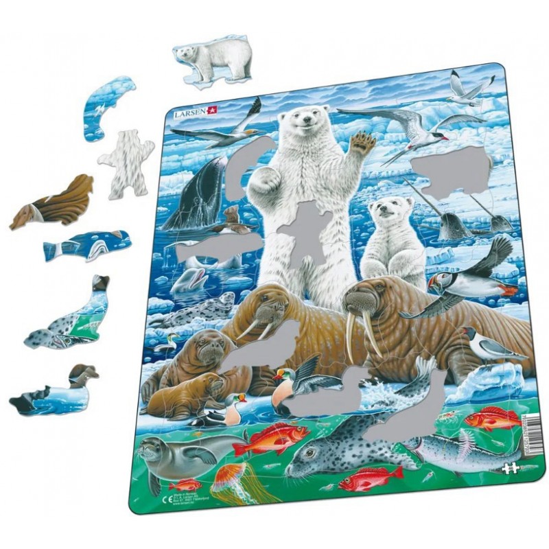 Puzzle Larsen -Polar Bear & Walrus,...