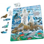 Puzzle Larsen -Polar Bear & Walrus, 46 Piese (Fh42)