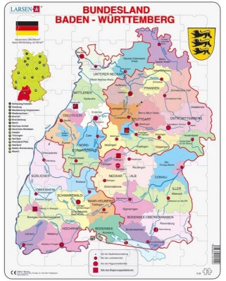 Puzzle Larsen - Baden Wurttemberg, 70 piese (K22-DE)