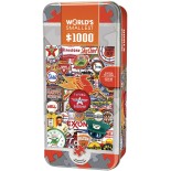 Puzzle Master Pieces - World's Smallest - Retro Petrol, 1000 piese mini (Master-Pieces-32002)