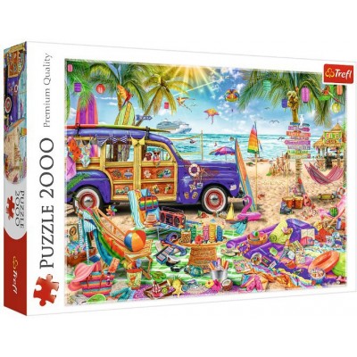 Puzzle Trefl -Tropical Vacation, 2000 Piese (27109) 2